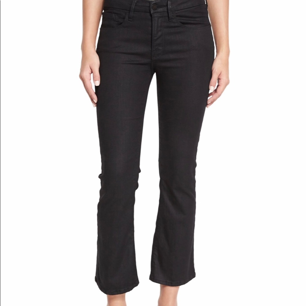 AUTHENTIC Frame Le Crop Mini Boot Coated jeans 29